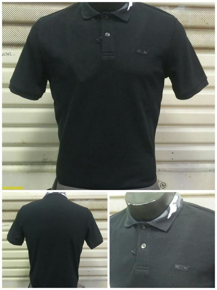 BEST SELLER!!! Kaos Polo Oakley - Hitam - zAPGrK