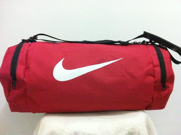 BEST SELLER!!! Tas futsal / Fitness model Guling Besar Merah NKE - ok68SL