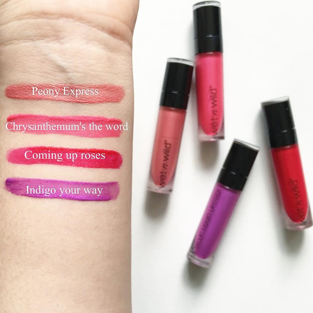Wet n Wild Color Icon Metallic Liquid Lipstick Chrysantemum's The W