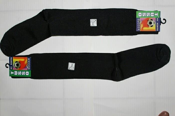 HARGA SPESIAL!!! kaos kaki bola/futsal hitam polos - FFsbQn