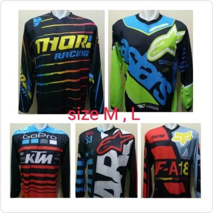 ORIGINAL!!! kaos motocross - jersey sepeda MTB KM01 - pfYReb