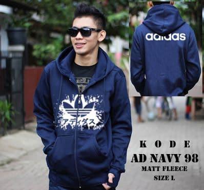 Jaket Adidas JPN Navy Sweater Hoodie Pria Wanita Grosir Murah Bandung
