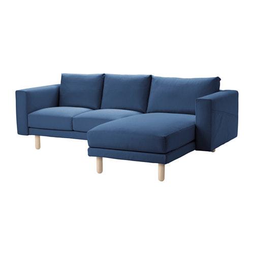 PROMO!! IKEA NORSBORG Sarung sofa 2 dudukn dg c. longue, Edum biru tua MURAH / BUBBLE 3 LAPIS / ORIGINAL / IKEA ORIGINAL