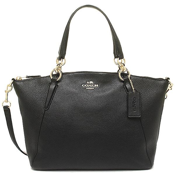Coach Kelsey Black Leather SMALL F36675 Authentic Original USA Store