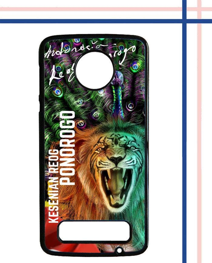 Casing HARDCASE Bergambar Motif Untuk Motorola Moto Z Play reog ponorogo W3879