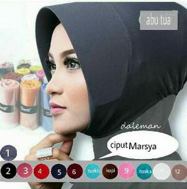 Larisvanjava Dalaman Kerudung Ciput Marsya 2in1 Ecer