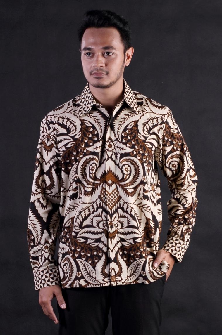 Baju Kantor Pria Baju Kemeja Pria Lengan Panjang Pakaian Kerja Batik Pria Baju Kantor SP403 Kemeja Batik Lengan Panjang dengan DESAIN EKSKLUSIF dan ELEGAN