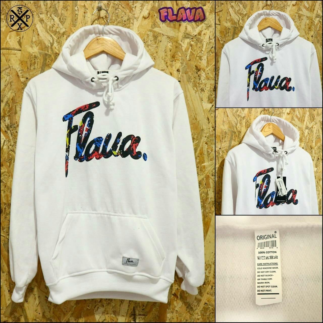 PREMIUM JAKET FLAVA PUTIH