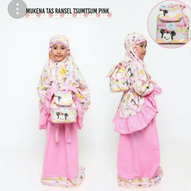Mukena anak Tas Ransel unicorn hellokitty murah langsung produsen (size XXL)