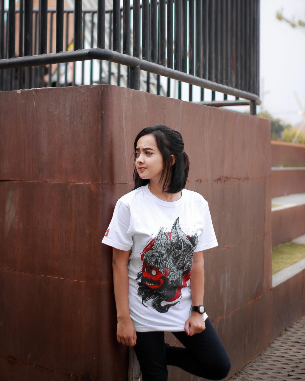 Culture Hero | Kaos Distro Keren Budaya Indonesia Kelono White