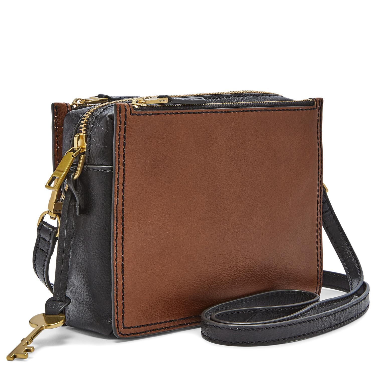 Fossil Campbell Leather - Brown - Tas Selempang Wanita - ZB7295-200 - VC