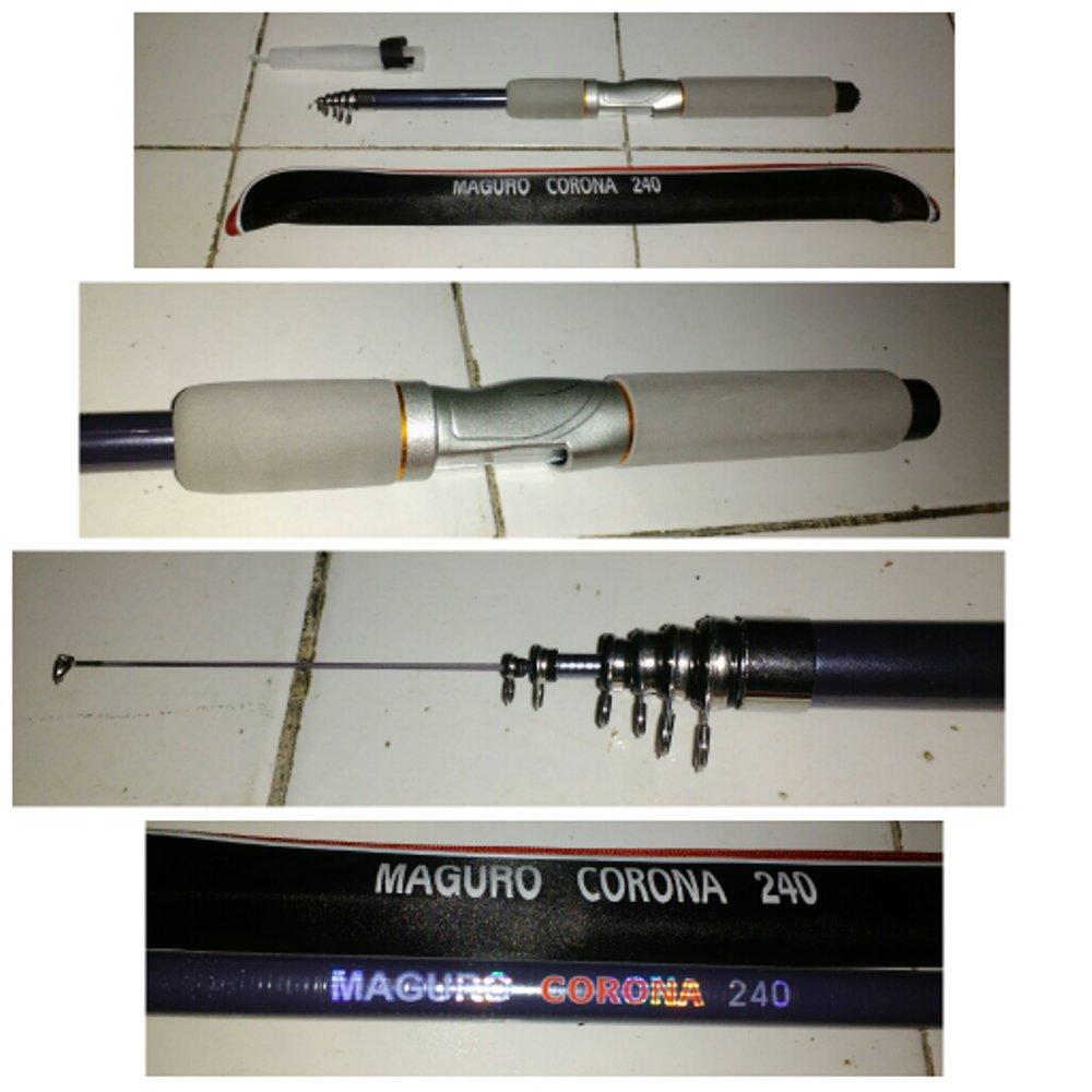 Joran MAGURO CORONA 240 cm(type LENTUR PEGEG) # Fishing Erik fishingerik