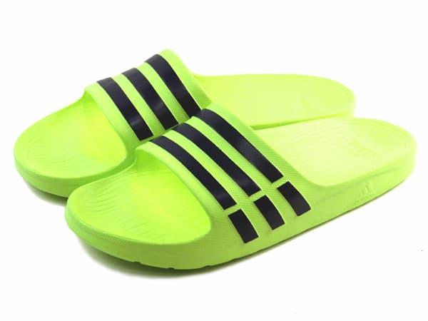Hot Item!! Sandal Adidas Duramo Slide Kuning Solar Yellow Original Asli Murahh - ready stock