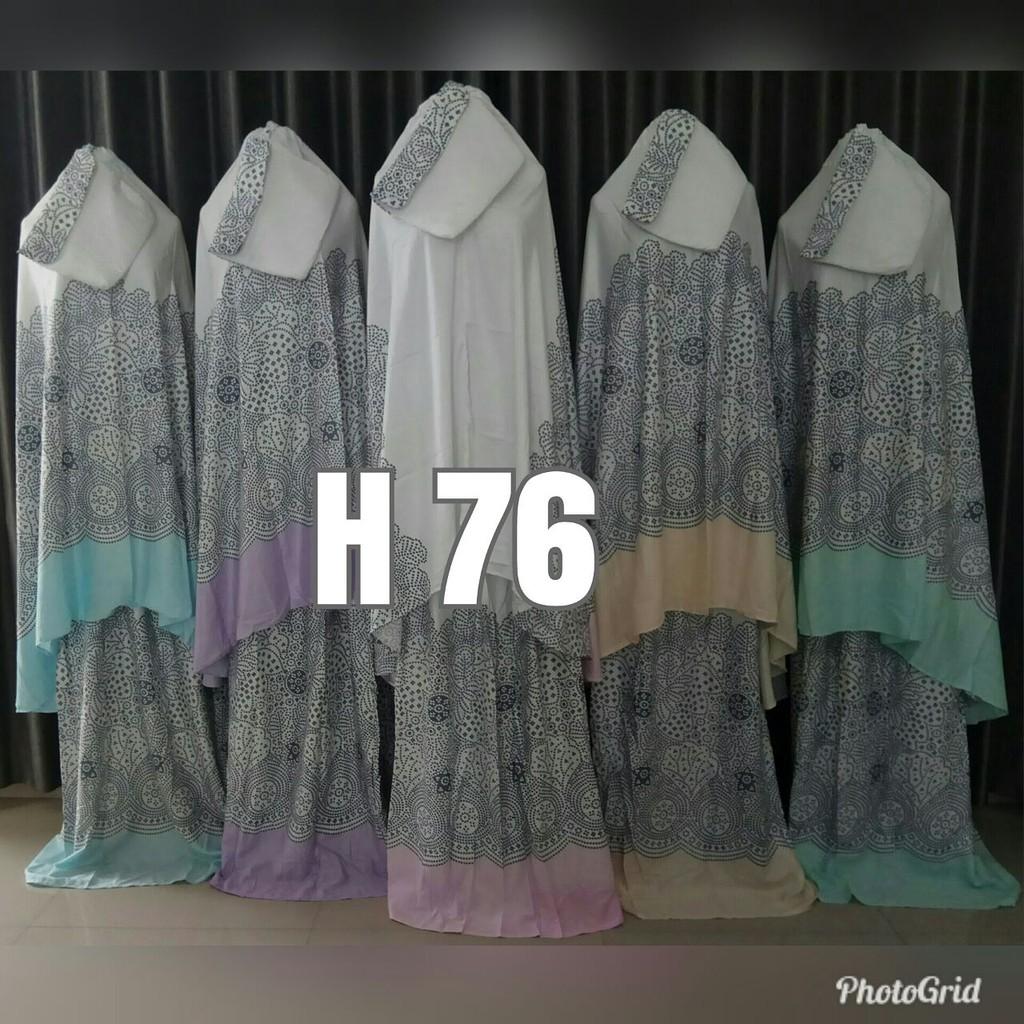 MUKENA BALI ECERAN PRODUSEN MUKENA MURAH GROSIR BATIK JOGJA (hijau)