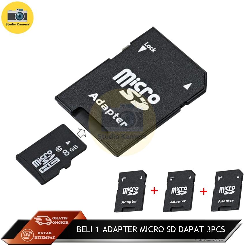 Studio Kamera - Beli 1 Dapat 3pcs - Adapter micro SD / Rumah memory MMC memori
