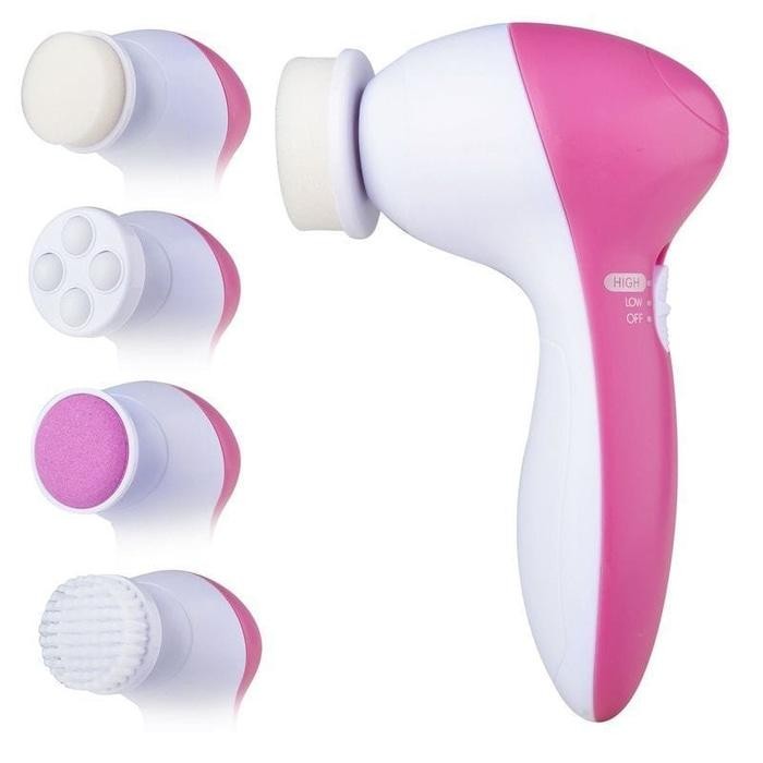 Permbersih Muka Elektrik 5 In 1 - White