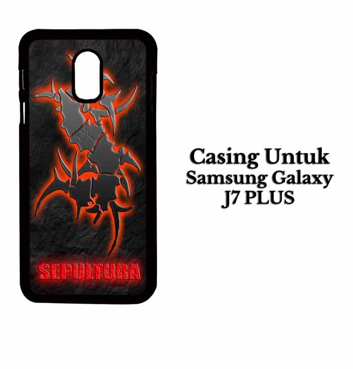 Casing SAMSUNG J7 PLUS sepultura Hardcase Custom Case Se7enstores