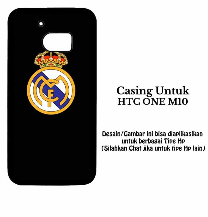 Casing HTC ONE M10 real madrid dark fix Custom Case Hardcase