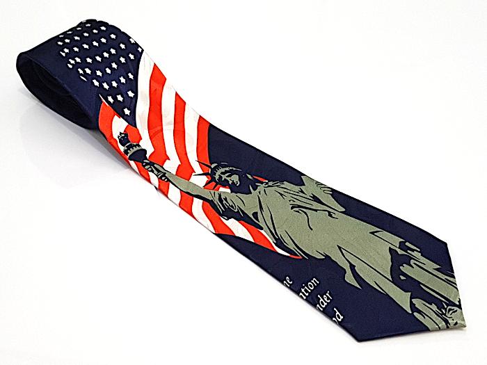 Dasi Motif Patung Liberty USA