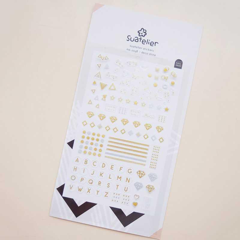 BEST SELLER Suatelier Shine Diary Deco Stickers / Sticker Hiasan Buku HARGA TERMURAH