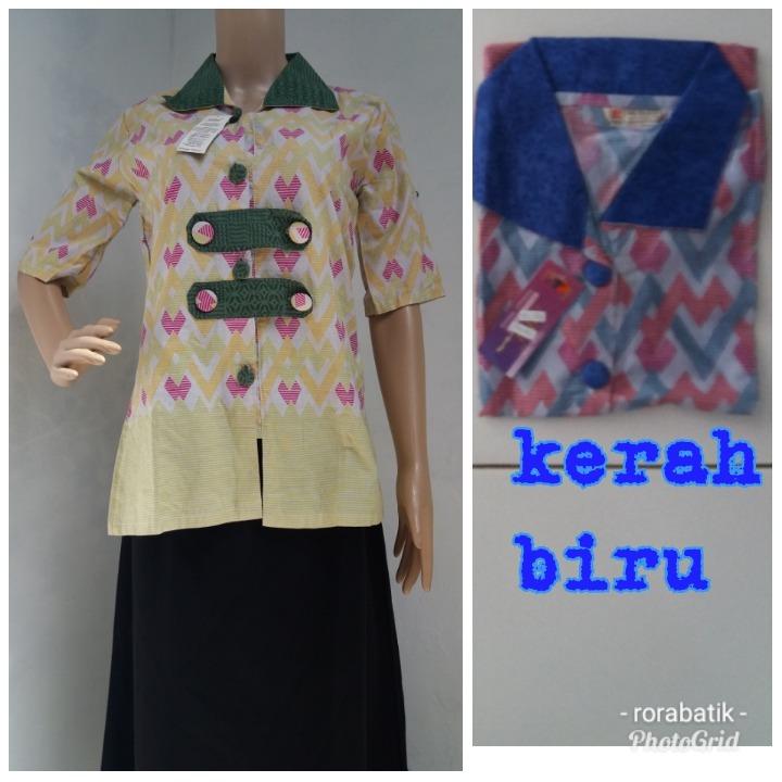 SALE 50% : atasan batik zig zag