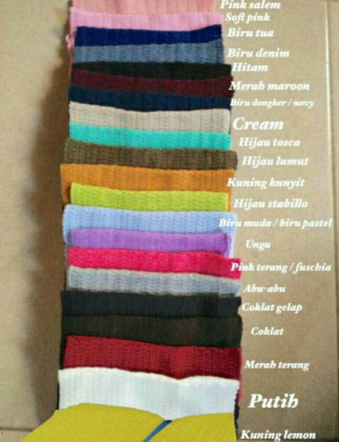 Griyaazza - Inner Iner Ciput Bandana Rajut Murah - Multi Warna