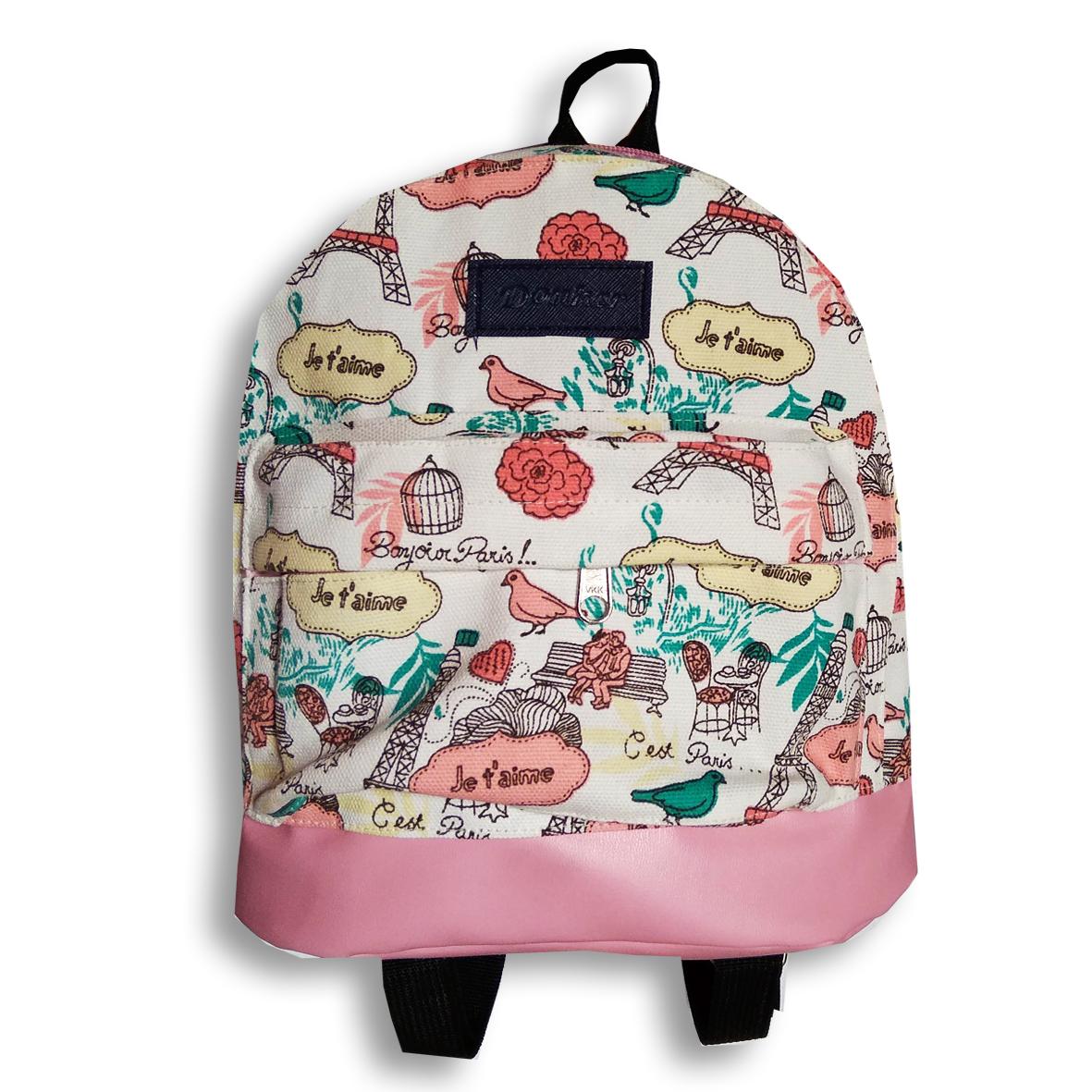Donker Canvas Mini Backpack Paris Tas Ransel Anak Kanvas Murah