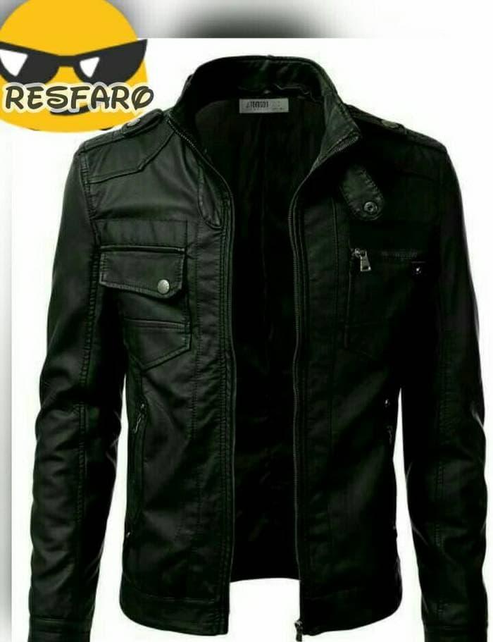 jaket pria semi kulit/jaket harian/jaket motor TERMURAH