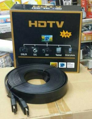 KABEL HDMI KE LCD TV LED PROYEKTOR TO FULL HD 20M 20 M METER 3D FLAT