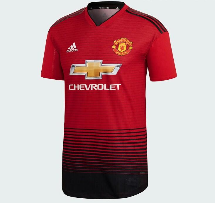 VERICHI - Jersey Bola Replica Shirt Jersey Home MU 2018/2019 Ukuran S M L XL Elegan Murah