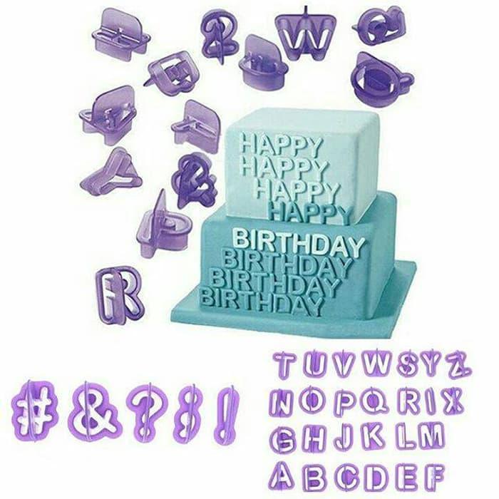 Harga 46 Pieces Cetakan Fondant Lengkap Fondant Cutter Cake