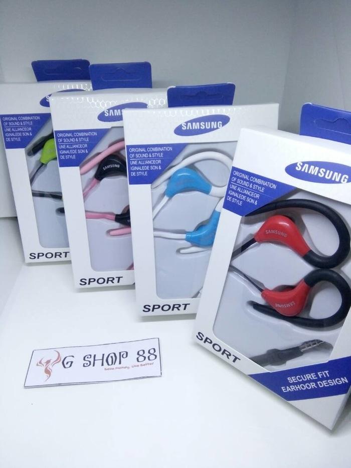 Handsfree Sport Branded Samsung Handsfree With Cantolan Telinga Pengiriman Random - Bisa Untuk Xiaomi Redmi Note 2 3 4 Max Redmi 1 1s 2 2A 3 3S Pro 4A 4 Prime 4X 5 Mi 1 1S Mi 2 2S Mi 3 Mi 4 4i 4c 4s Lenovo A2020 A1000 A7000 A6600 A6000 A5000 K800 K900