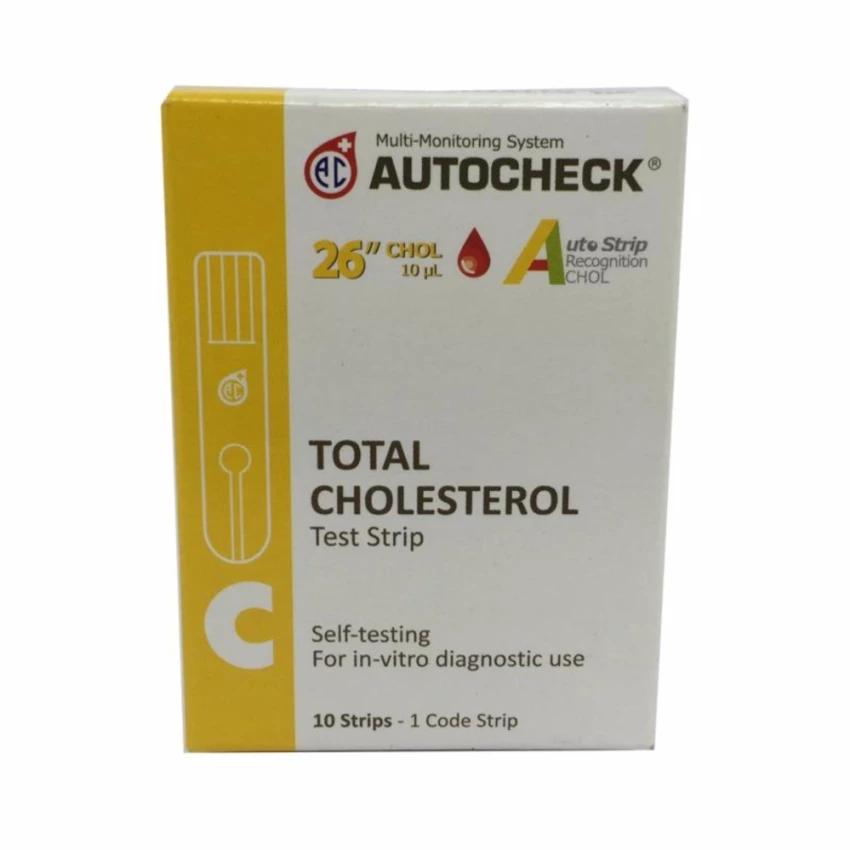 AUTOCHECK Strip Kolesterol - Cholesterol - Isi 10 Strip 