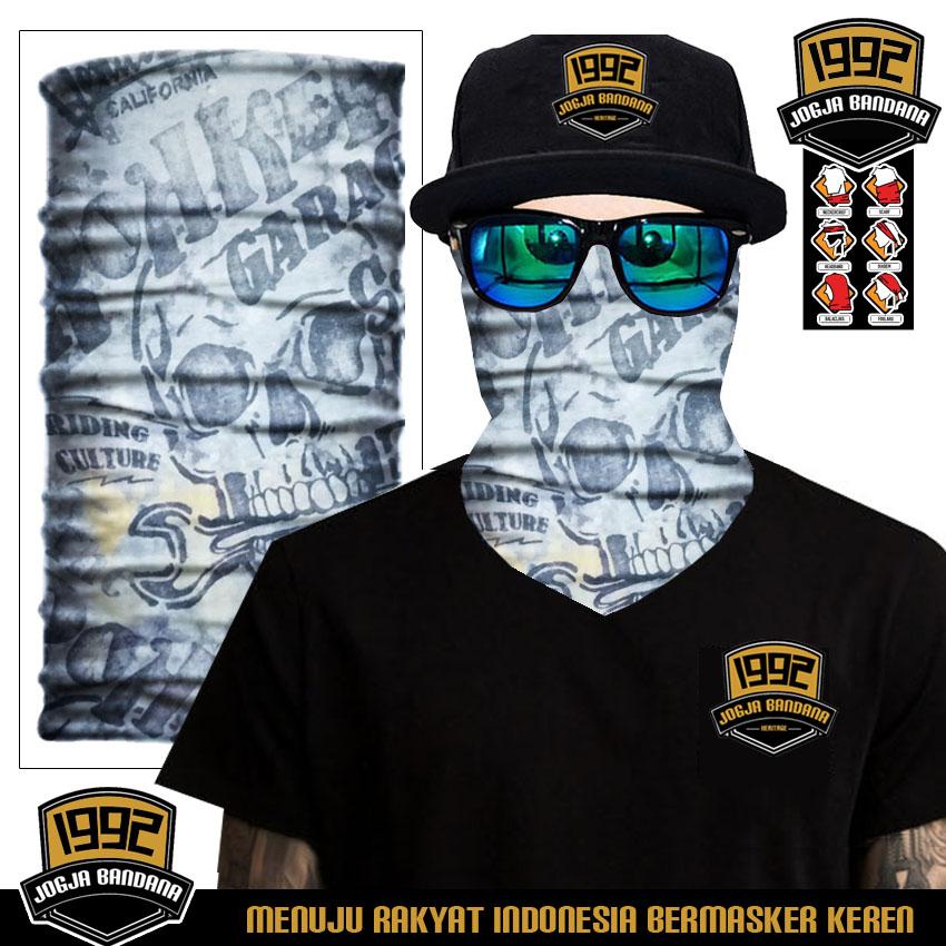Buff (BELI 3 GRATIS 1) Masker Berkendara Scarf Pria Masker Wajah Aksesoris Olahraga Outdoor Sepeda Motor - LIMETED EDITION