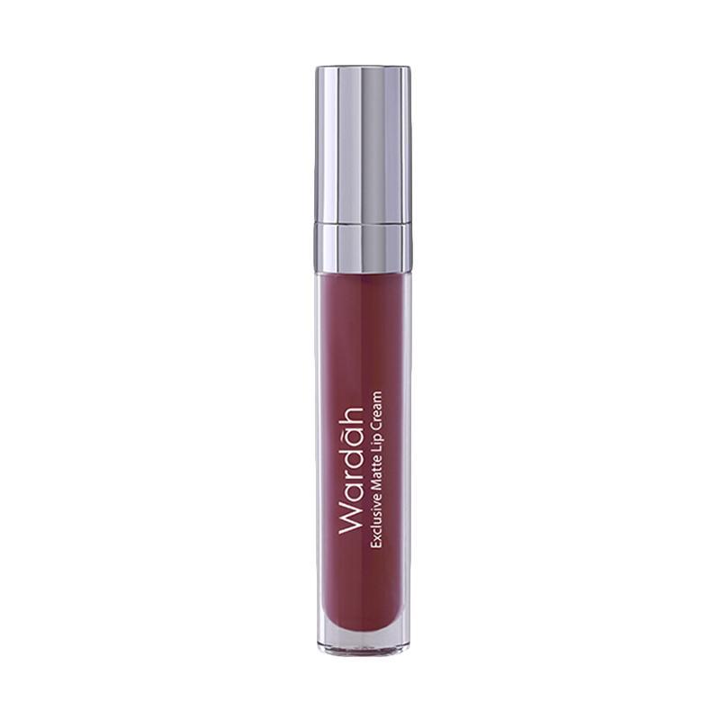Wardah Exclusive Matte Lip Cream - 12 Plum It Up