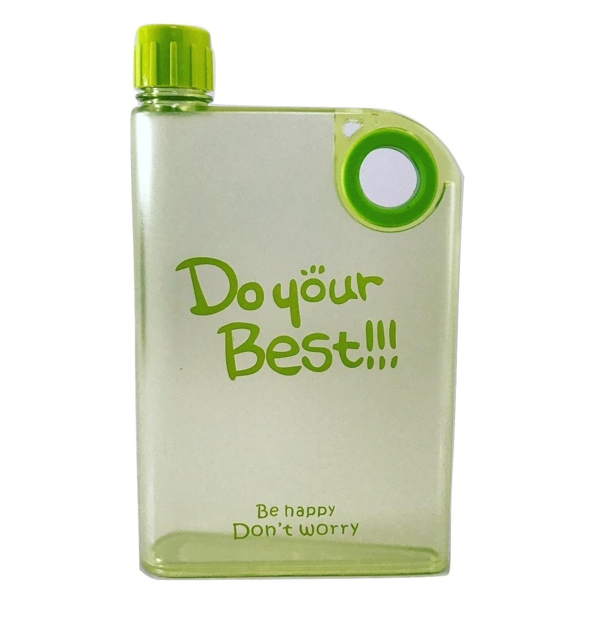 A5 Memo Bottle (DOFF SOFT) -Botol Minum Do Your Best Flat 420ml