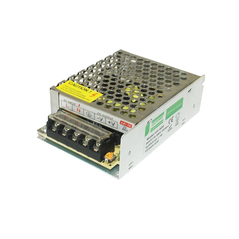 EELIC ADT-12V -5A 1 PCS ADAPTOR POWER SUPPLY CCTV TRAVOLT DC 12 VOLT 60 WATT 5 AMPERE