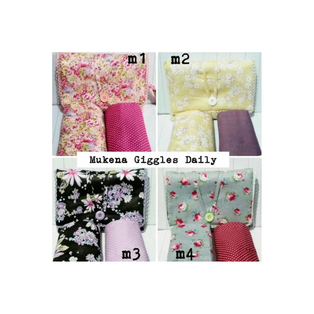 (Baru!!) Mukena Katun Design By Jepang Merk Giggles Daily