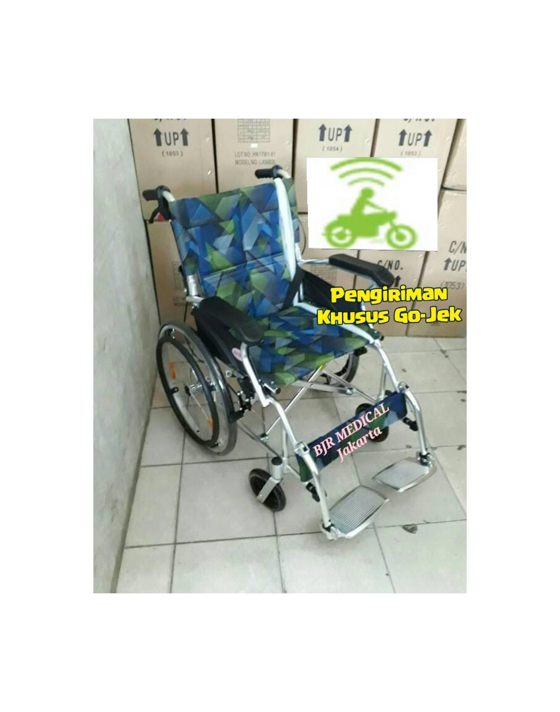 Kursi Roda Aluminium Avico 863LAJ bisa goes Sendiri/Kuat dan Ringan