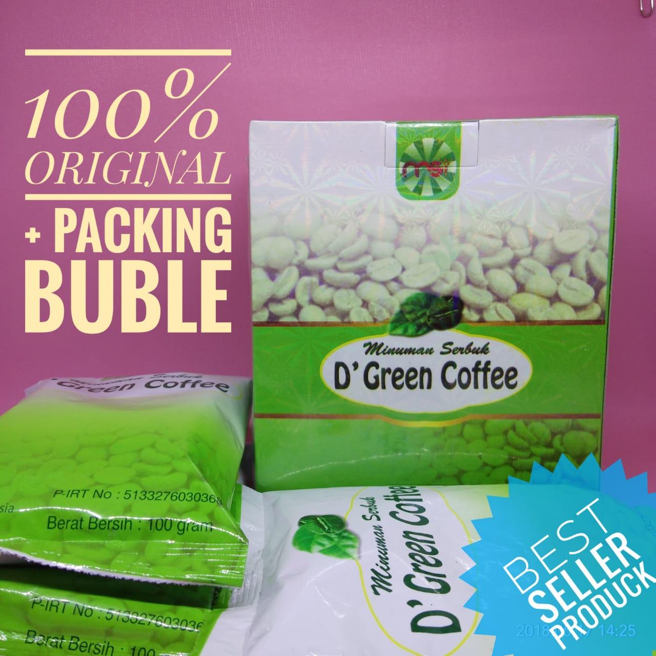 Msi D Green Coffee isi 3 saset Original Kopi Hijau Pelangsing Tubuh Penurun Berat Badan