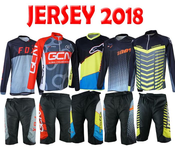 ORIGINAL!!! Jersey sepeda 2018 terbaru setelan baju sepeda murah - yN0dN4