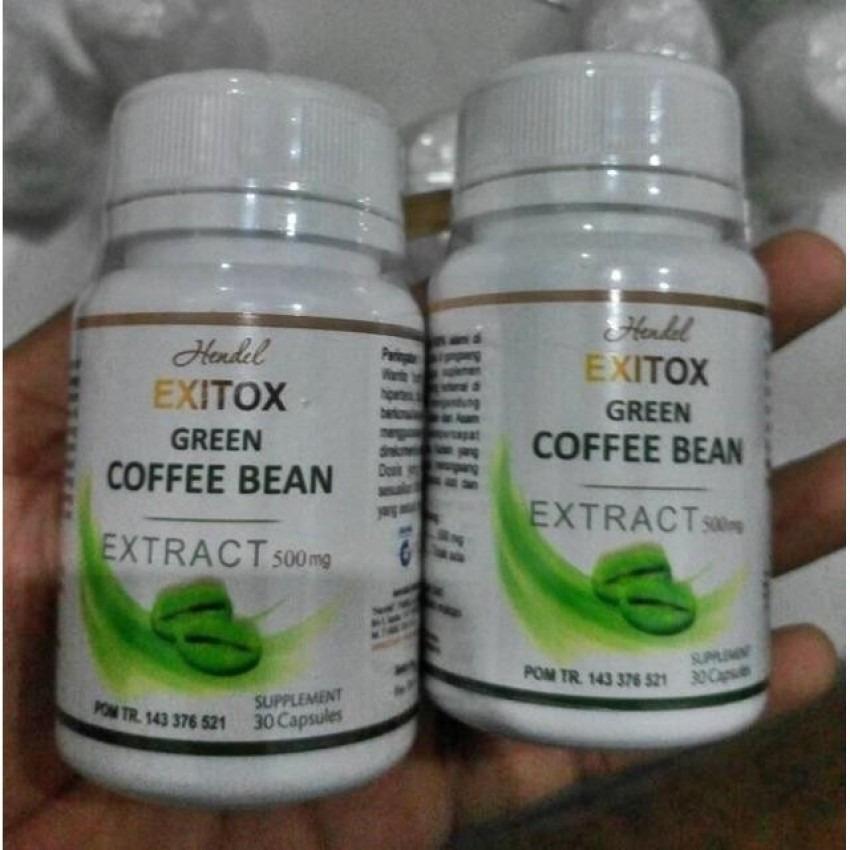 OBAT DIET / PELANGSING HENDEL EXITOX GREENCO GREEN COFFEE BEAN EXTRACT / PELANGSING BADAN SUPER CEPAT