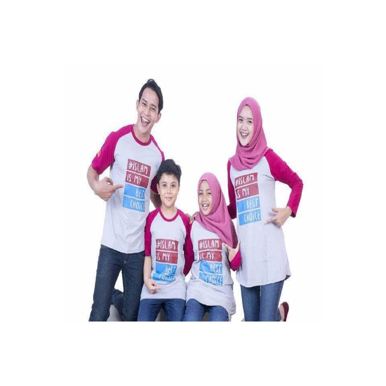 TERBARU MURAH Baju Muslim Couple Keluarga Kaos Muslim Best Seller
