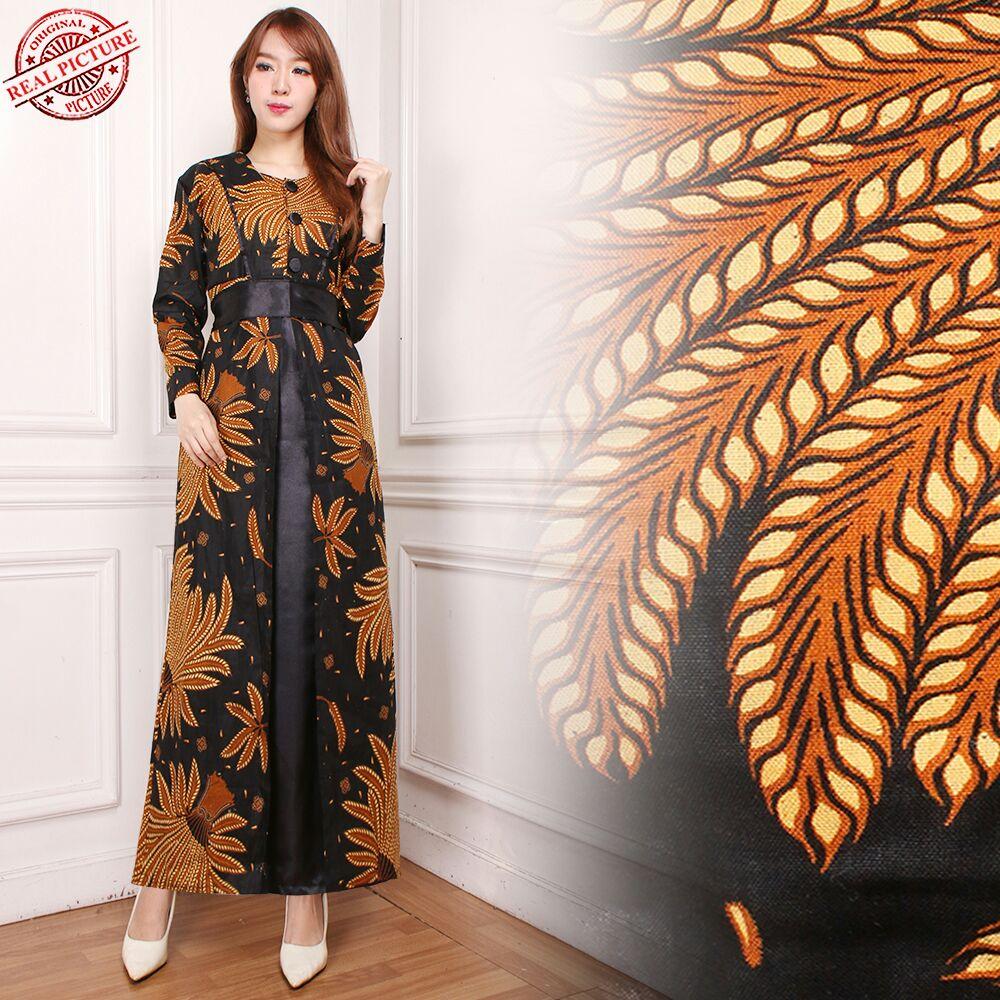Glow fashion Dress maxi panjang wanita jumbo long dress Nomi