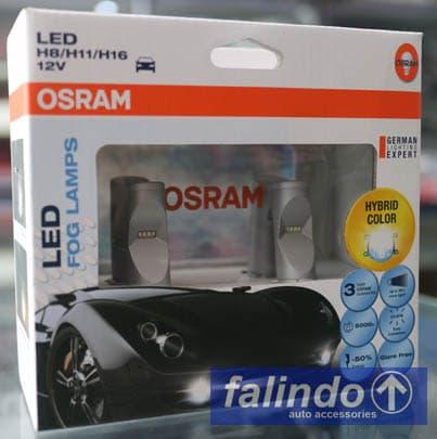 Osram LED Foglamp H8 / H11 / H16 | ( lampu mobil hid plafon depan rem sorot led h4 kabut fog lamp tembak variasi strobo rem toyota innova hid avanza osram )