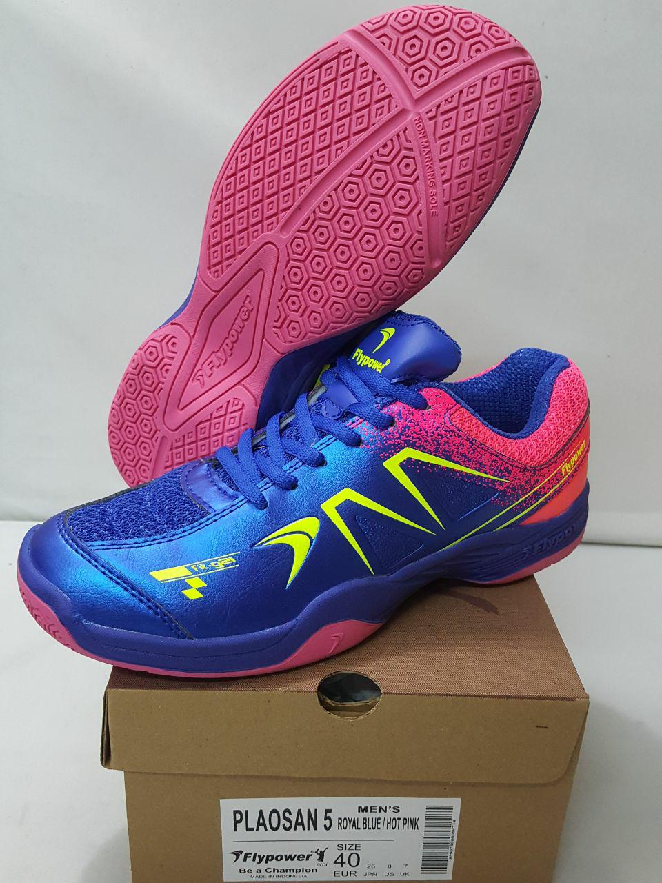 ORIGINAL FLYPOWER PLAOSAN 5 PLAOSAN5 SEPATU BADMINTON