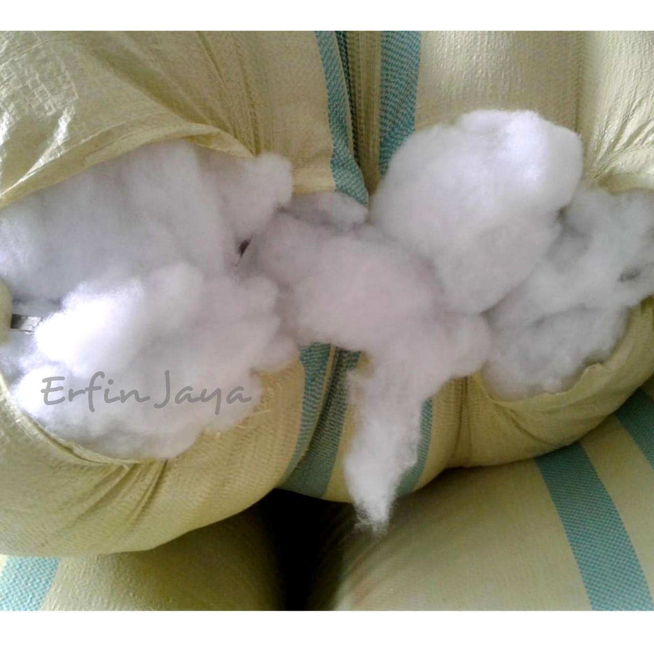 Dakron dacron Isi Bantal Silicone Fiber Grade A 1Kg - Isi Bantal / Dakron Kiloan / Dakron Ecer