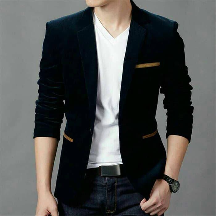 Best Top Seller!! JAS BLAZER KOREA / ALMAMATER PREMIUM AMERICAN DRILL S M L XL - ready stock