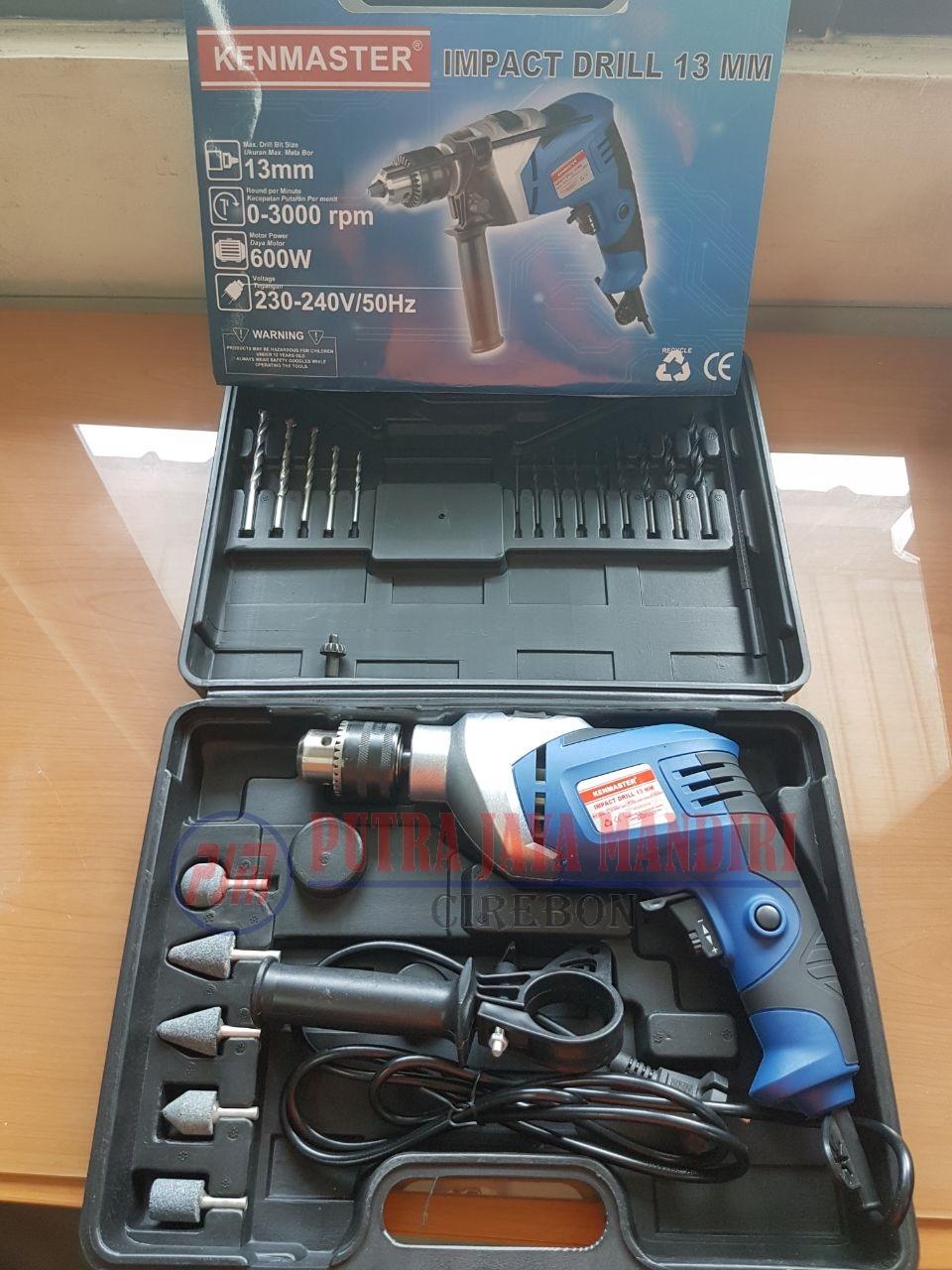 KENMASTER Mesin Bor Beton Tembok Koper / Impact Drill 13mm with Box