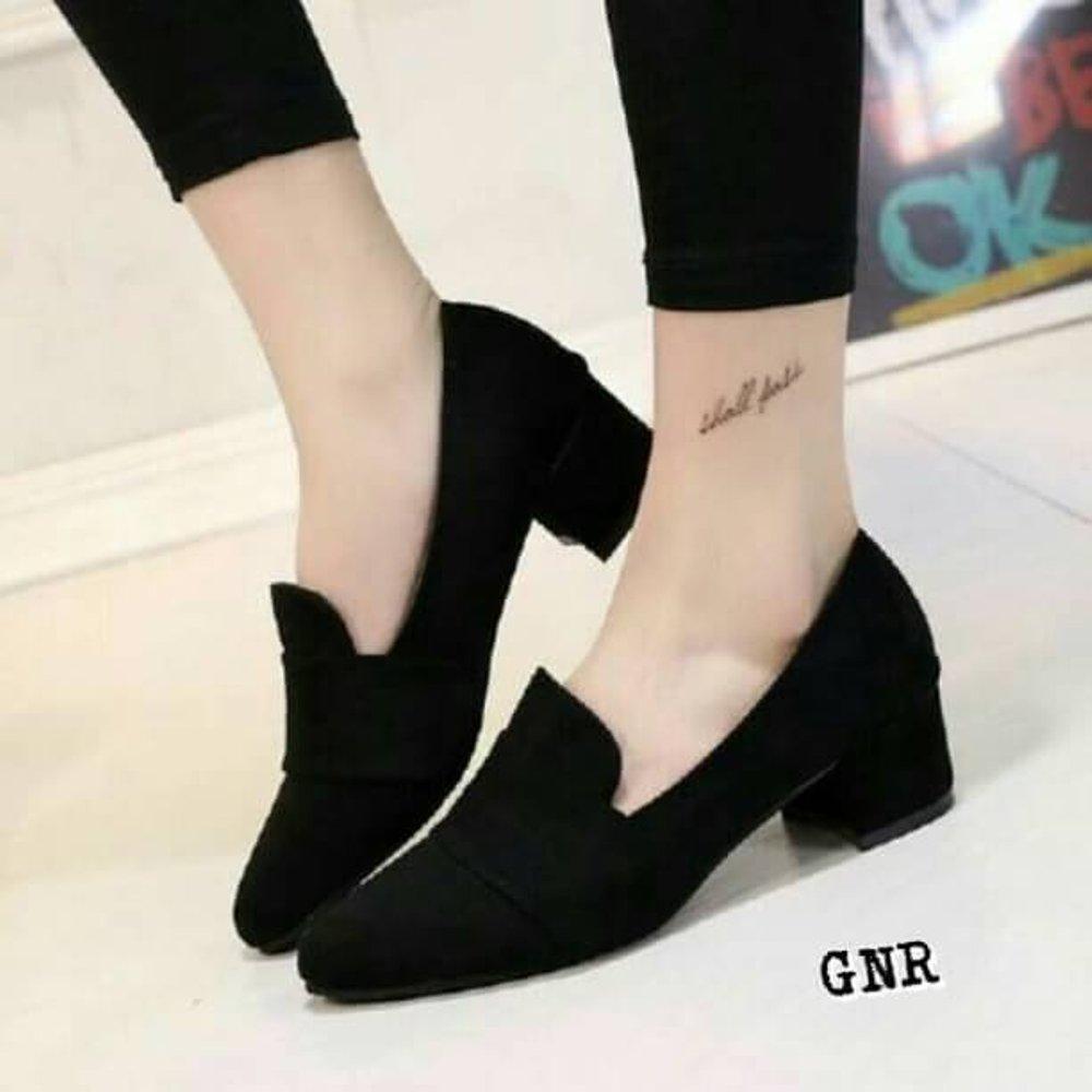 Flash Sale Heels Formal Black Tinggi 15cm Termurah Di Lazada